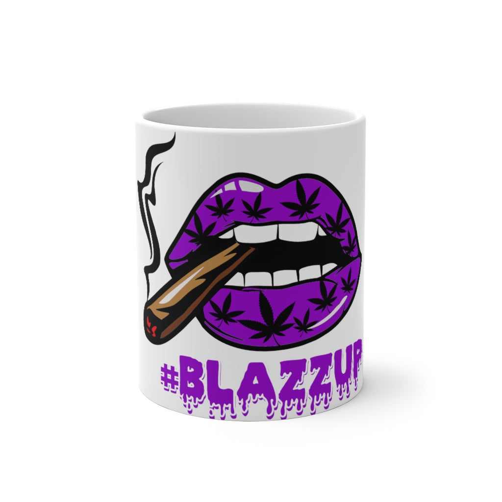 Purple #Blazzup Color Changing Mug