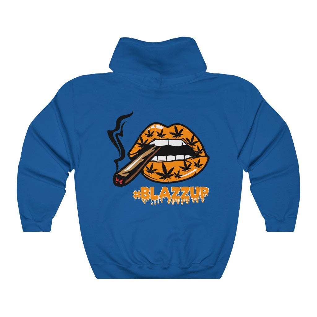 Orange #Blazzup  ™ Hooded Sweatshirt