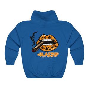 Orange #Blazzup  ™ Hooded Sweatshirt