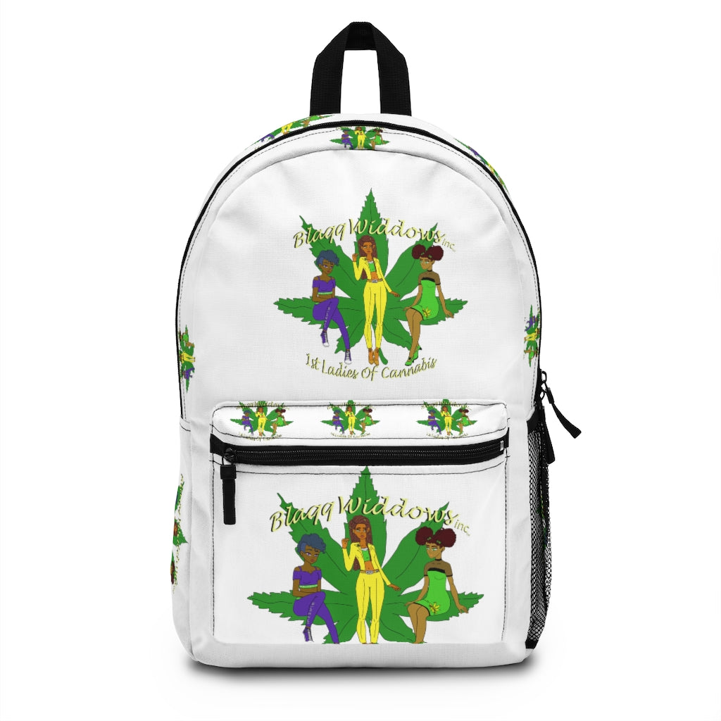 1st Ladies Of Cannabis Backpack  Green Leaf (Made in USA)