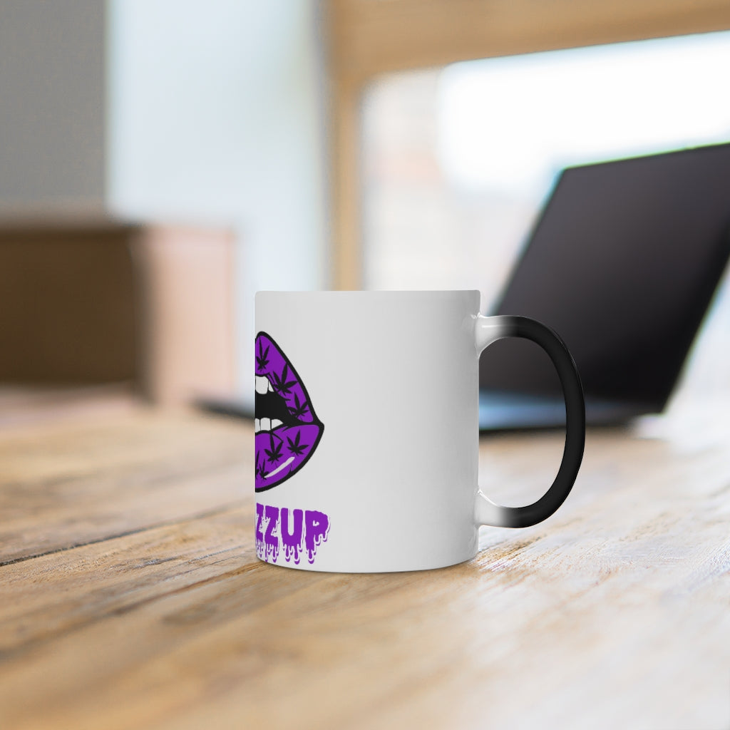 Purple #Blazzup Color Changing Mug