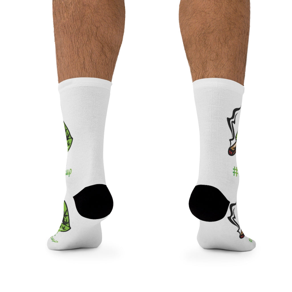 #Blazzup Green Crazy Drip DTG Socks