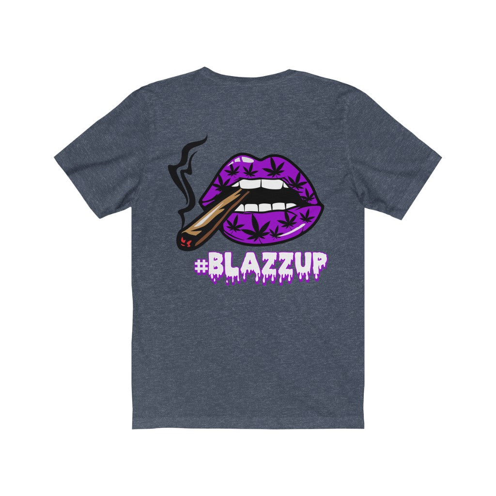 #Blazzup Spooky Drip White letters Unisex Jersey Short Sleeve Tee