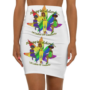 1st Ladies Of Cannabis Rainbow Left Women's Mini Skirt