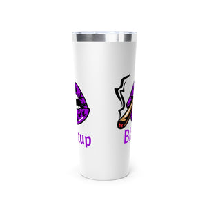 Purple Blazzup Copper Vacuum Insulated Tumbler, 22oz