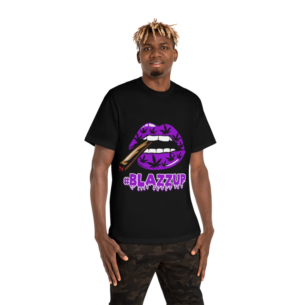 Purple #blazzup Unisex Hammer™ T-shirt