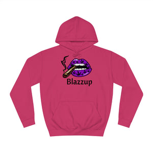 Blazzup Classic Print  Unisex College Hoodie