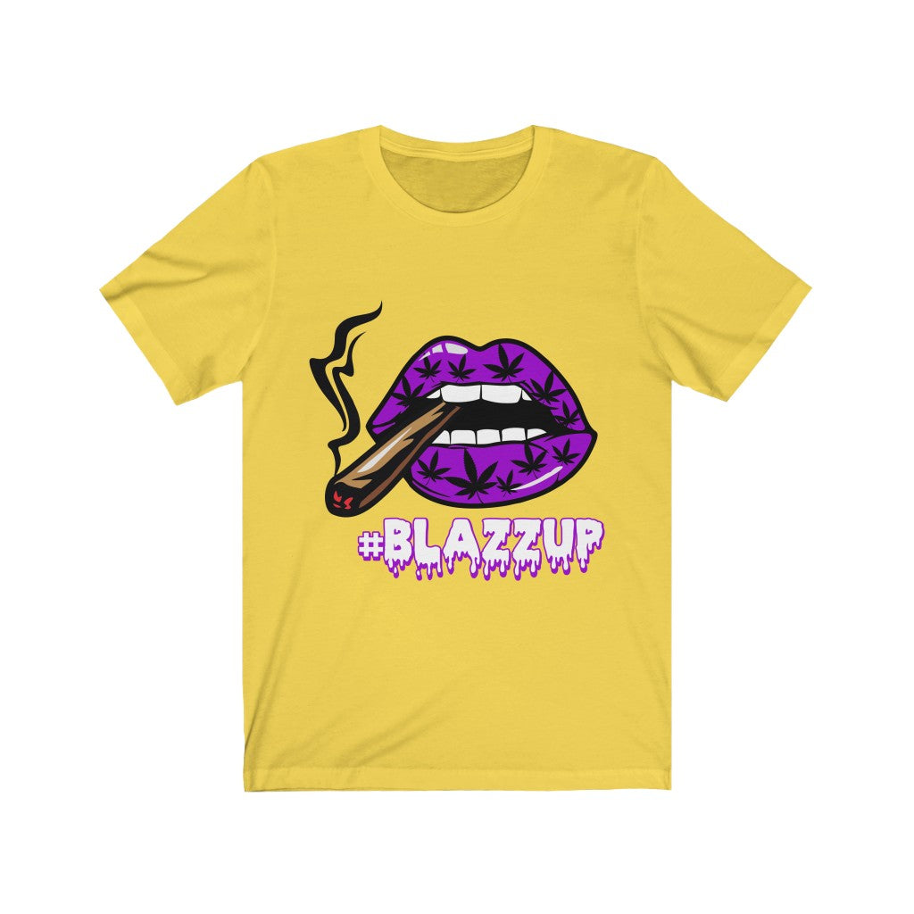 #Blazzup Spooky Drip White letters Unisex Jersey Short Sleeve Tee