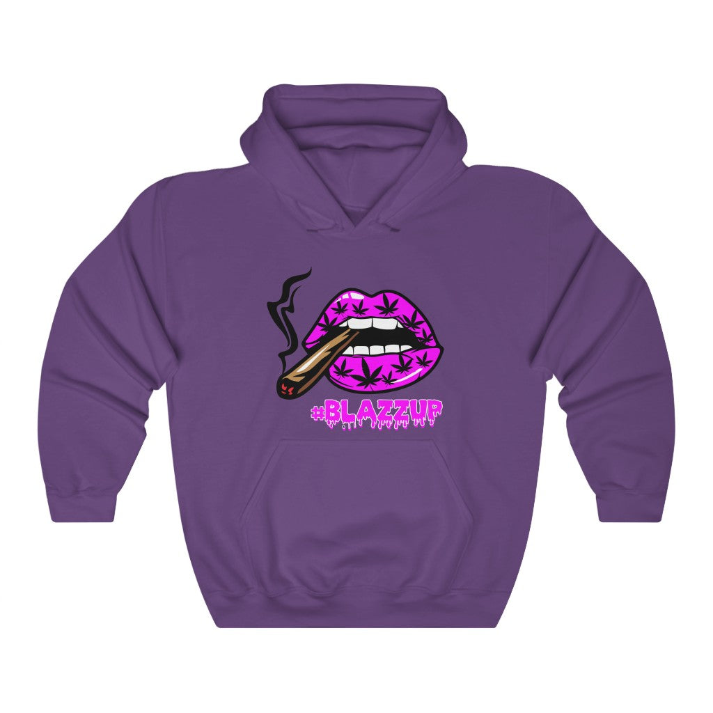 Pink #Blazzup  Hooded Sweatshirt