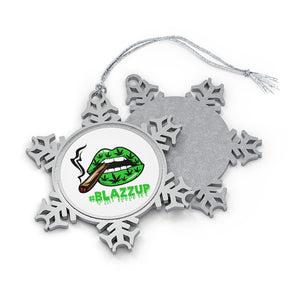 Pewter Snowflake Ornament