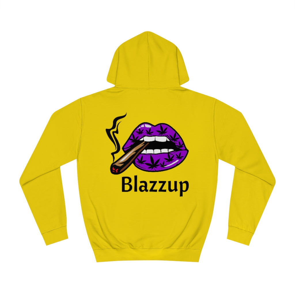 Blazzup Classic Print  Unisex College Hoodie