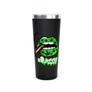 Green #Blazzup Classy Drip  Copper Vacuum Insulated Tumbler, 22oz