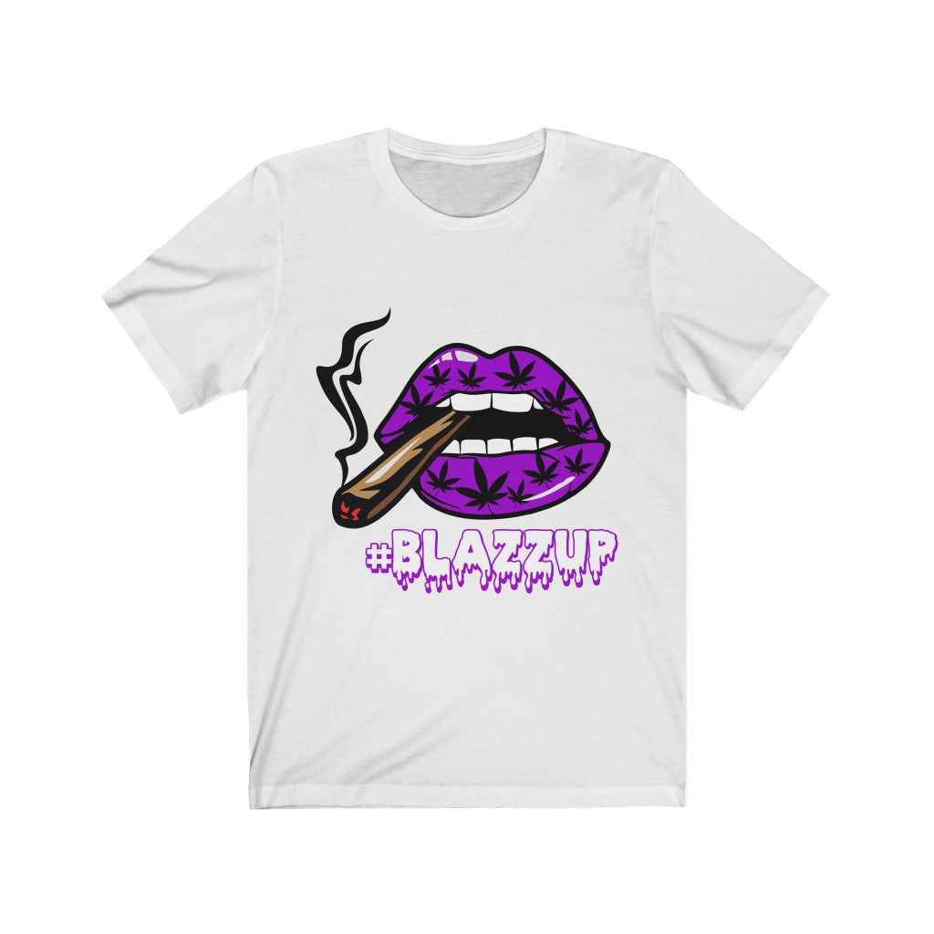 #Blazzup Spooky Drip White letters Unisex Jersey Short Sleeve Tee