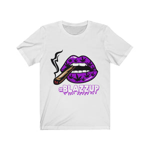 #Blazzup Spooky Drip White letters Unisex Jersey Short Sleeve Tee