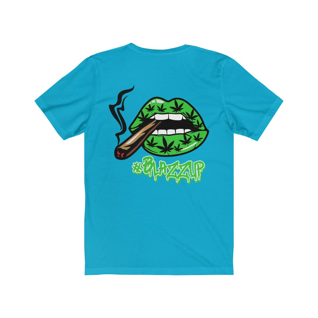 Green #Blazzup Classy drip Unisex Jersey Short Sleeve Tee