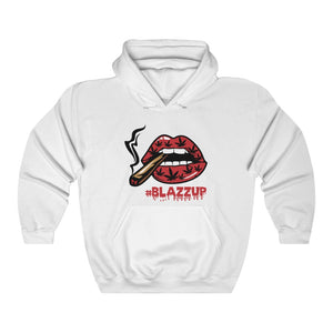 Red #Blazzup™ Hooded Sweatshirt