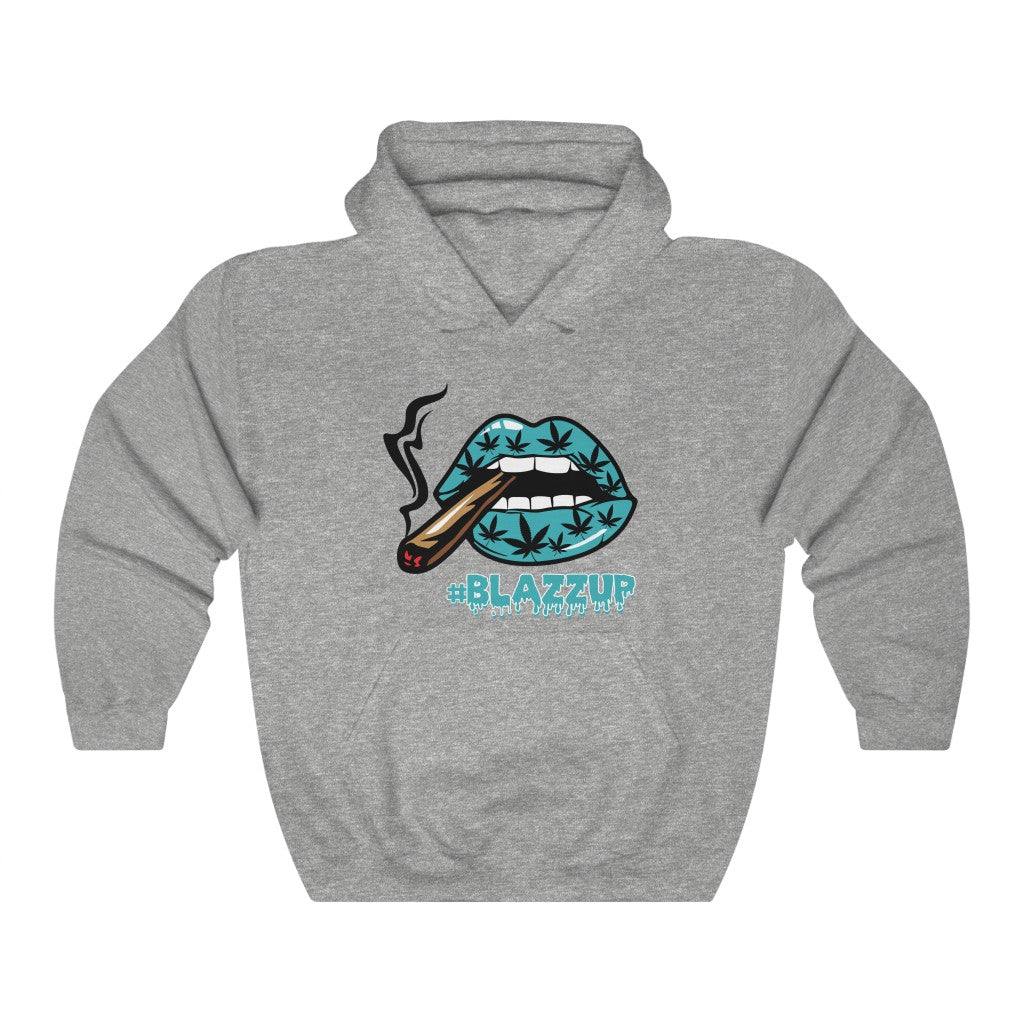 Turquoise #Blazzup™ Hooded Sweatshirt