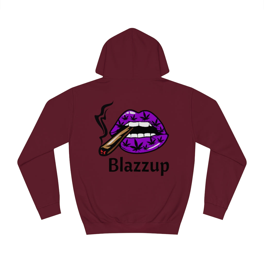 Blazzup Classic Print  Unisex College Hoodie