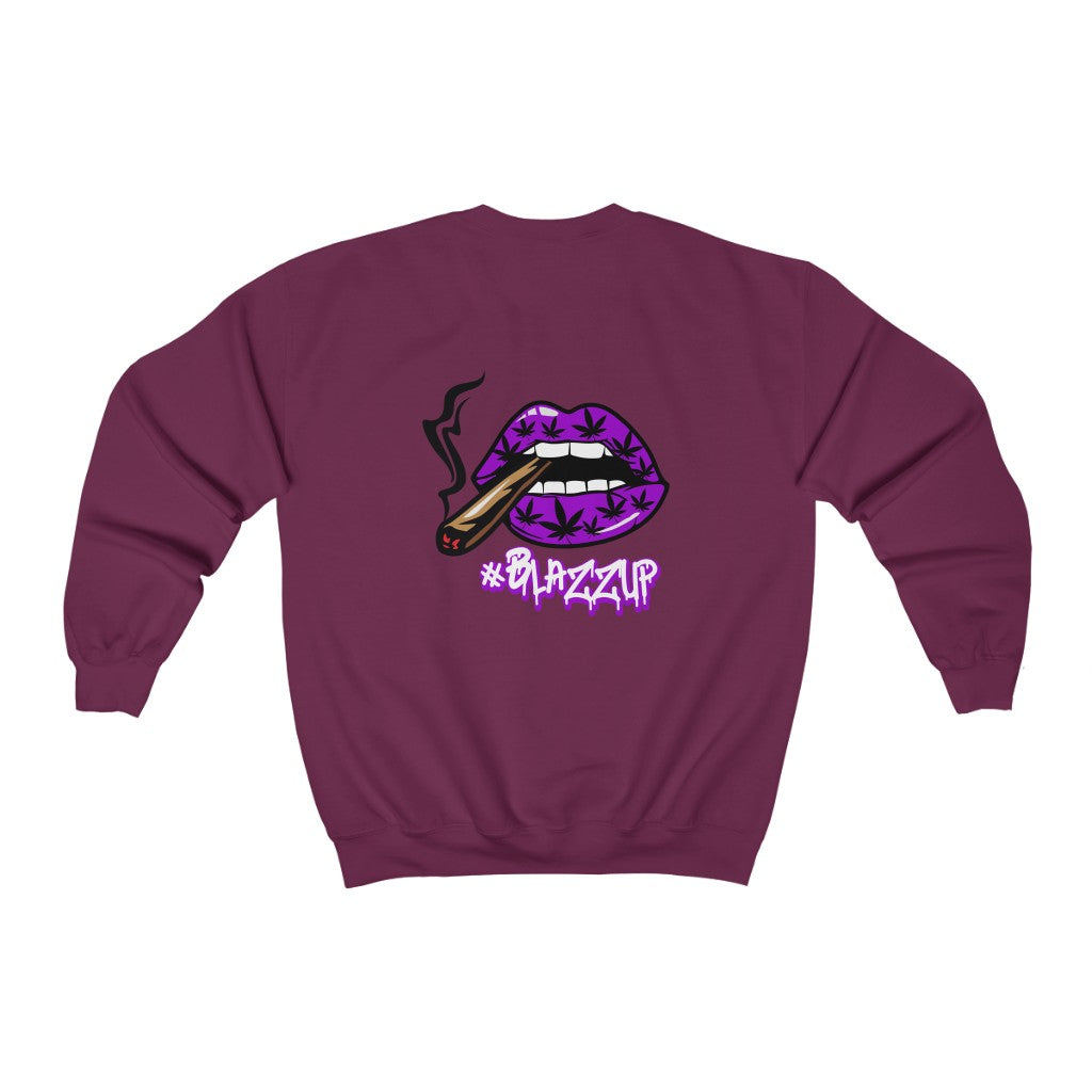 #Blazzup Purple Unisex Heavy Blend™ Crewneck Sweatshirt