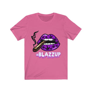 #Blazzup Spooky Drip White letters Unisex Jersey Short Sleeve Tee