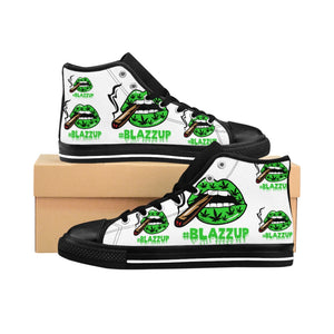 #Blazzup Green Spooky Drip Women's High-top Sneakers