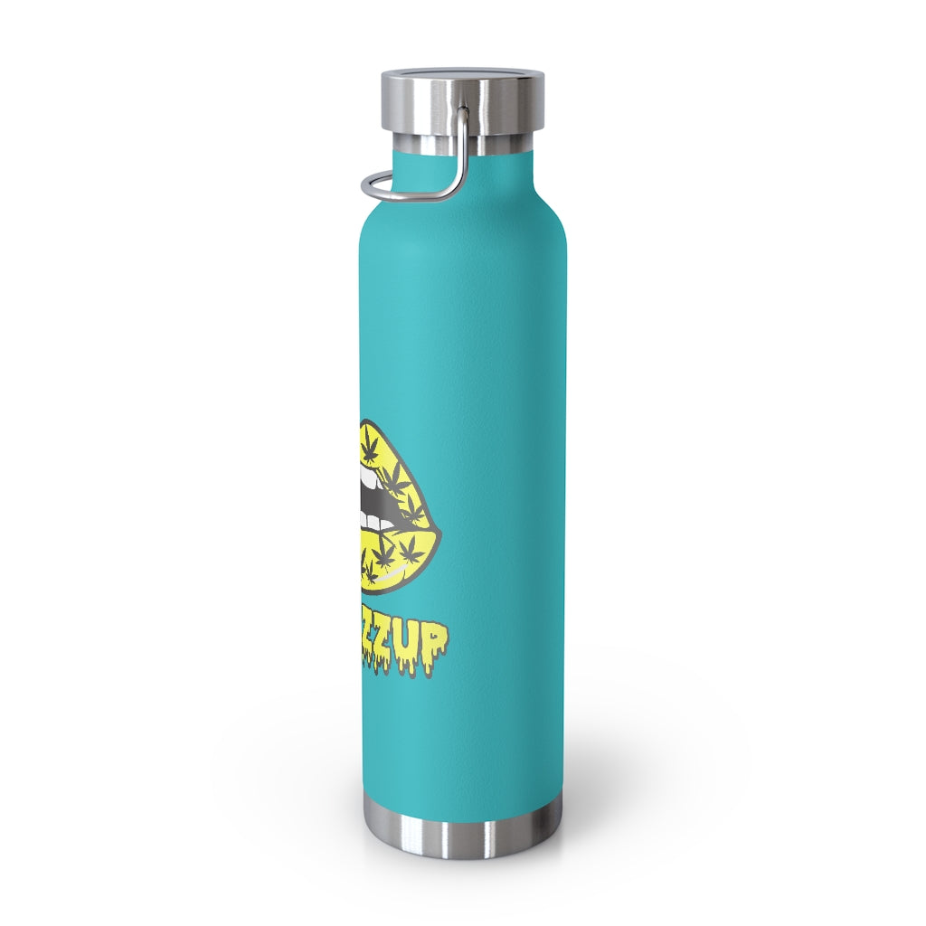 #Blazzup Spooky Drip Yellow 22oz Vacuum Insulated Bottle