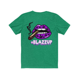 #Blazzup Spooky Drip White letters Unisex Jersey Short Sleeve Tee