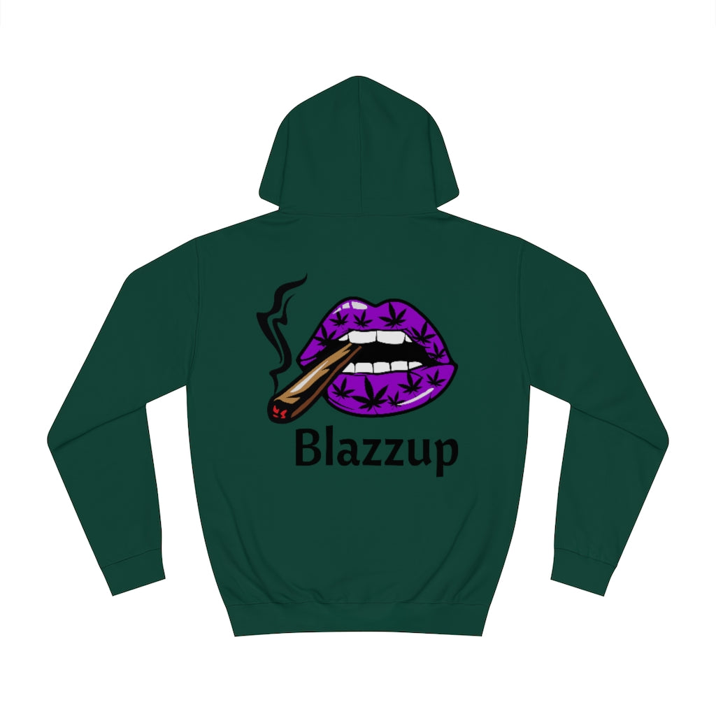 Blazzup Classic Print  Unisex College Hoodie