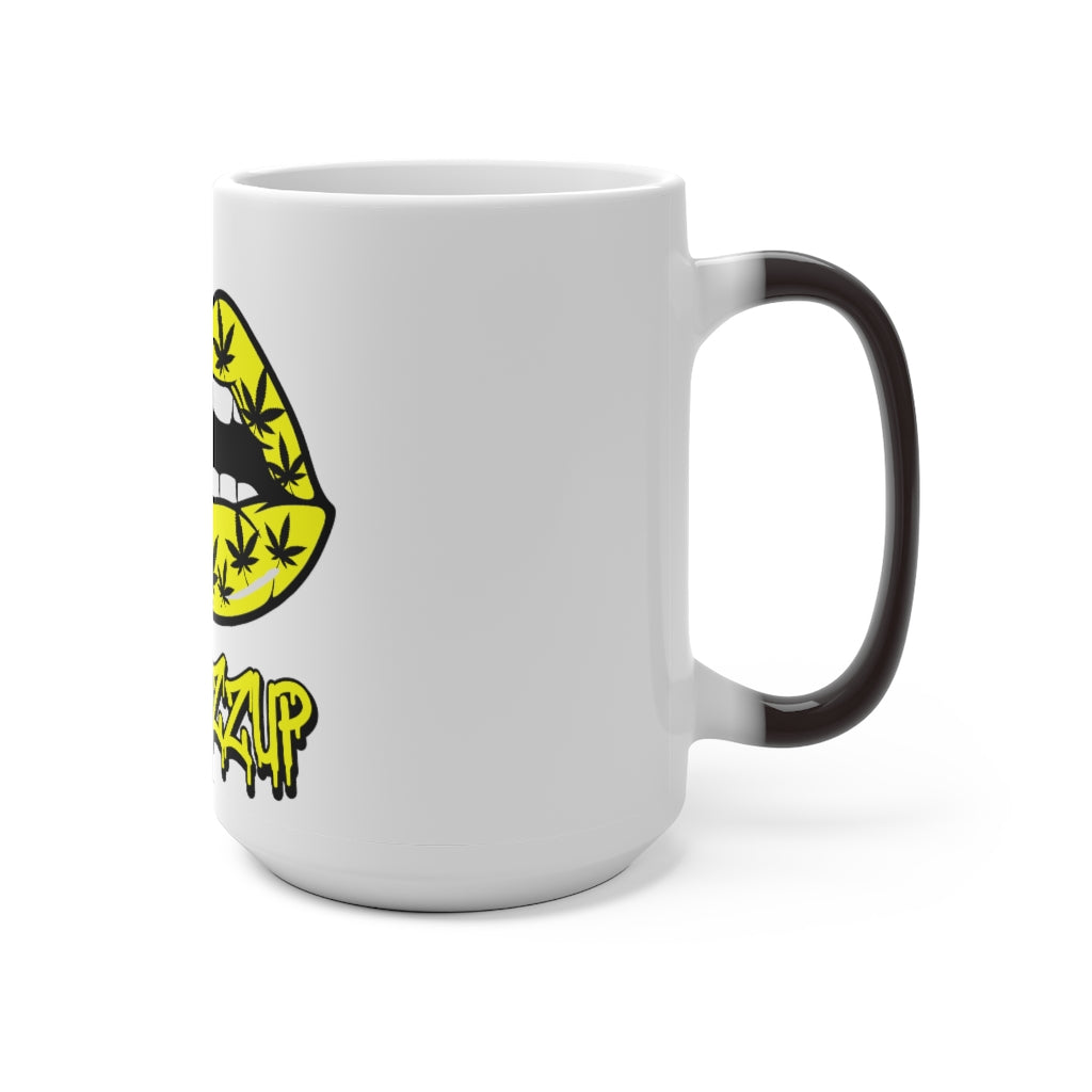 Yellow #BlazzupClassy Drip  Wake And Bake Coffee Mug