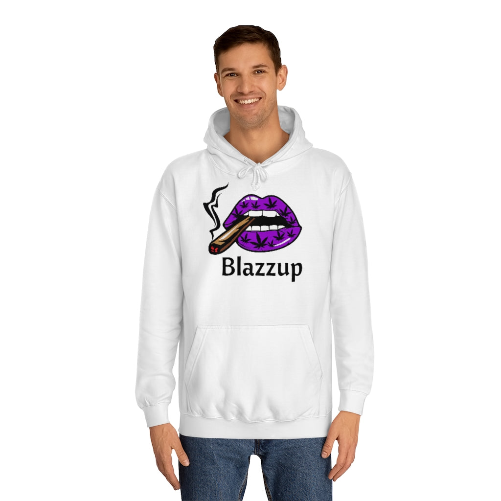 Blazzup Classic Print  Unisex College Hoodie