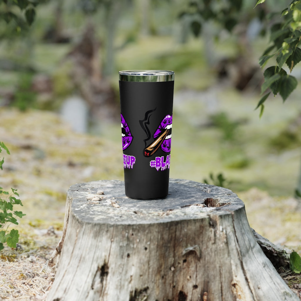 #BLAZZUP Purple Spooky Drip Copper Vacuum Insulated Tumbler, 22oz