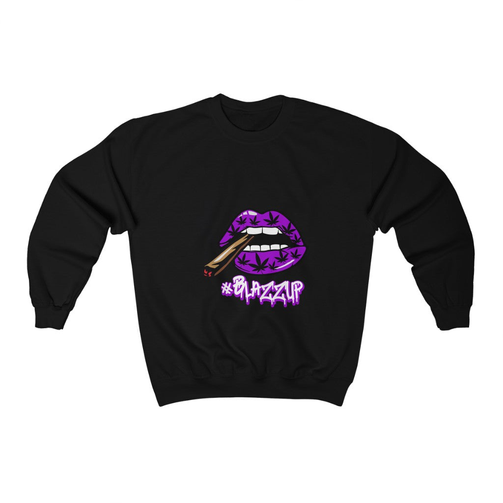 #Blazzup Purple Unisex Heavy Blend™ Crewneck Sweatshirt