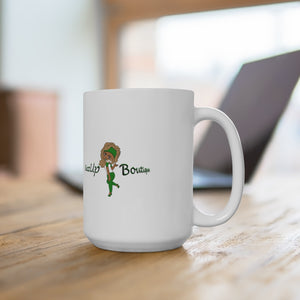 Hybrid Girl Green Ceramic Mug 15oz