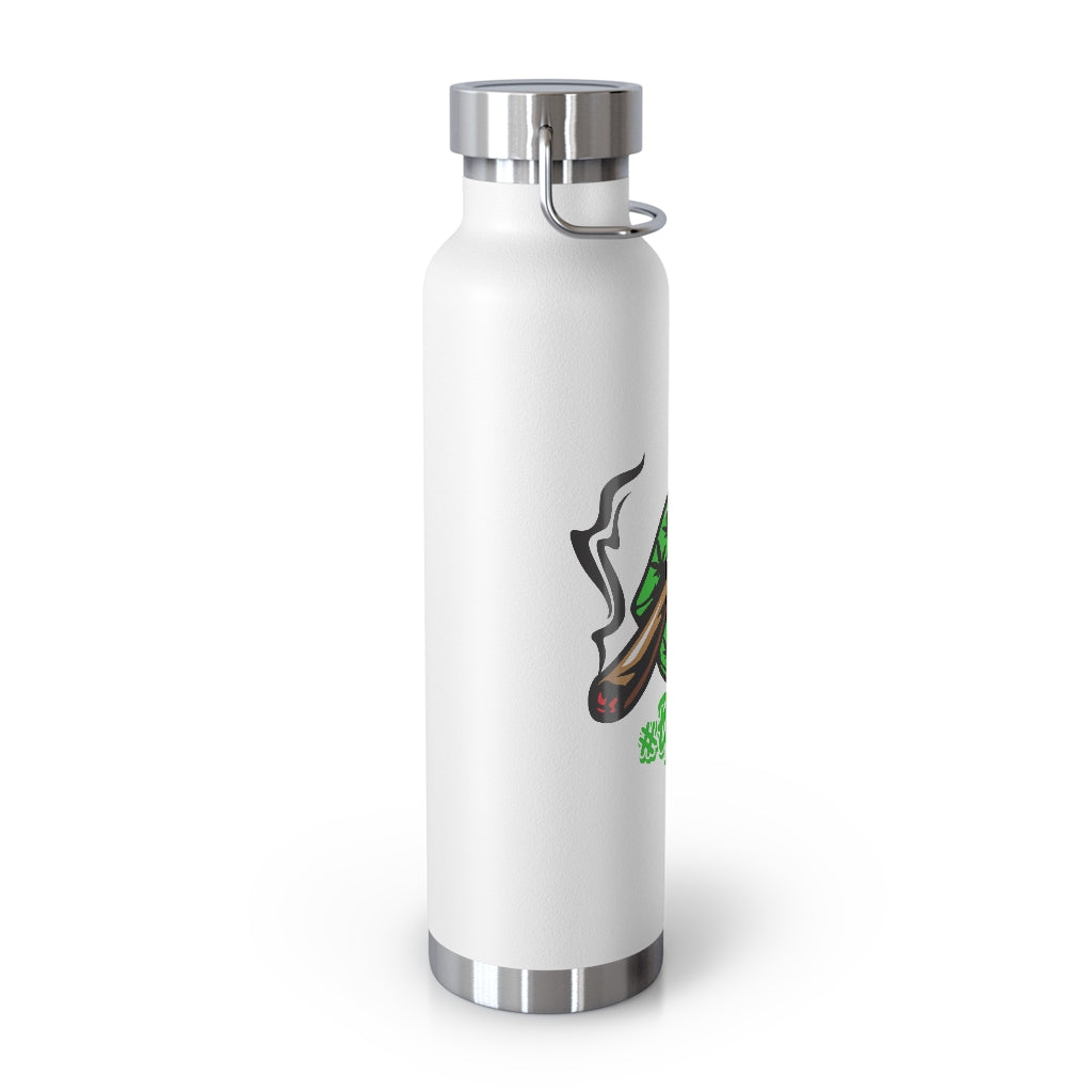 #Blazzup Classic Drip  Green 22oz Vacuum Insulated Bottle