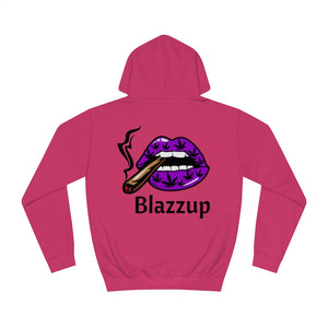 Blazzup Classic Print  Unisex College Hoodie