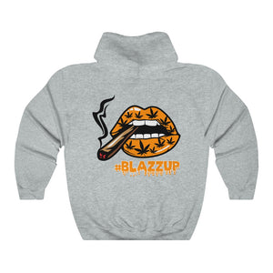 Orange #Blazzup  ™ Hooded Sweatshirt