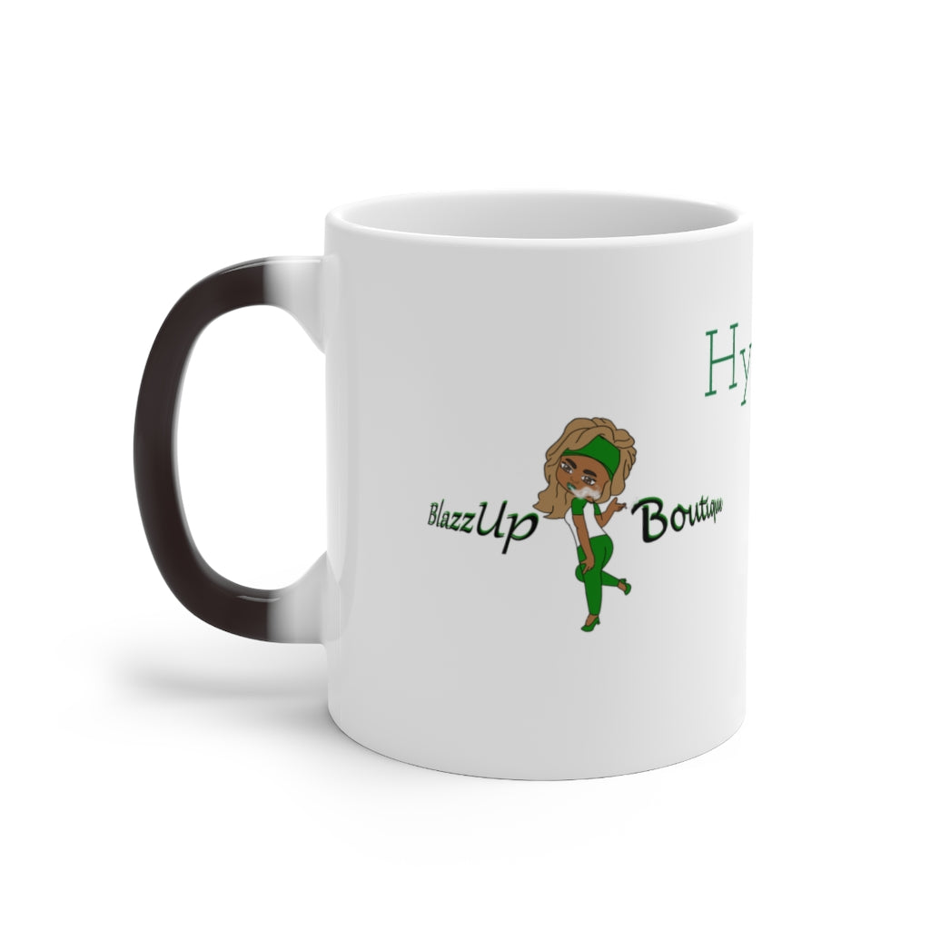 Green Hybrid Girl  Color Changing Mug