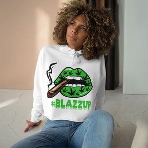 Green Crop Hoodie