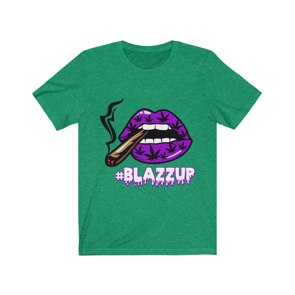 #Blazzup Spooky Drip White letters Unisex Jersey Short Sleeve Tee