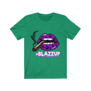 #Blazzup Spooky Drip White letters Unisex Jersey Short Sleeve Tee