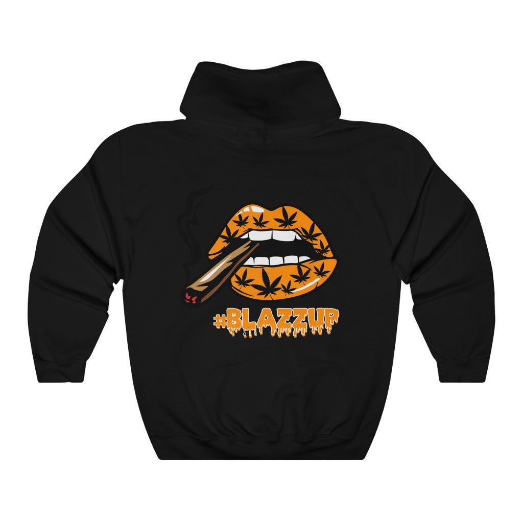 Orange #Blazzup ™ Hooded Sweatshirt