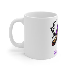 Purple #Blazzup Bestie's UGLY Drip  11oz White Mug