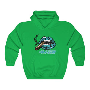 Turquoise #Blazzup™ Hooded Sweatshirt