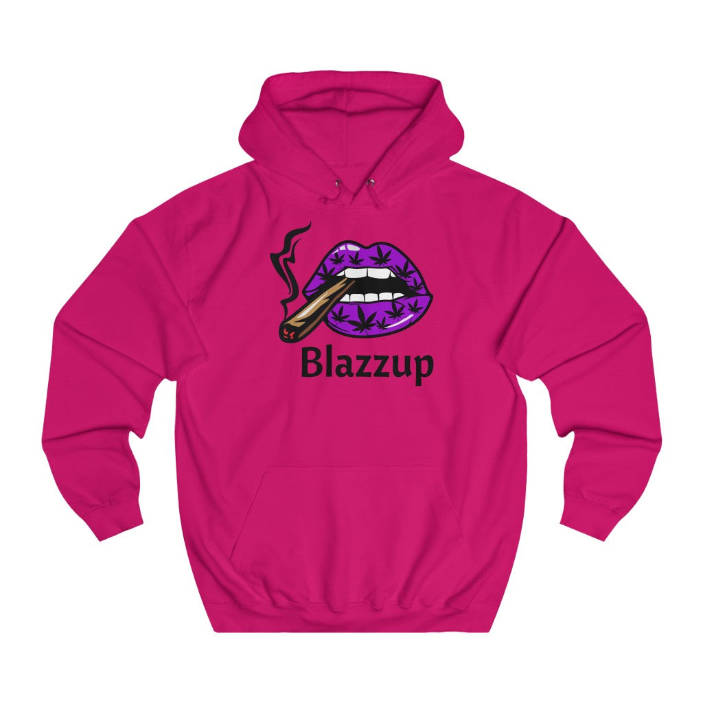 Blazzup Classic Print  Unisex College Hoodie