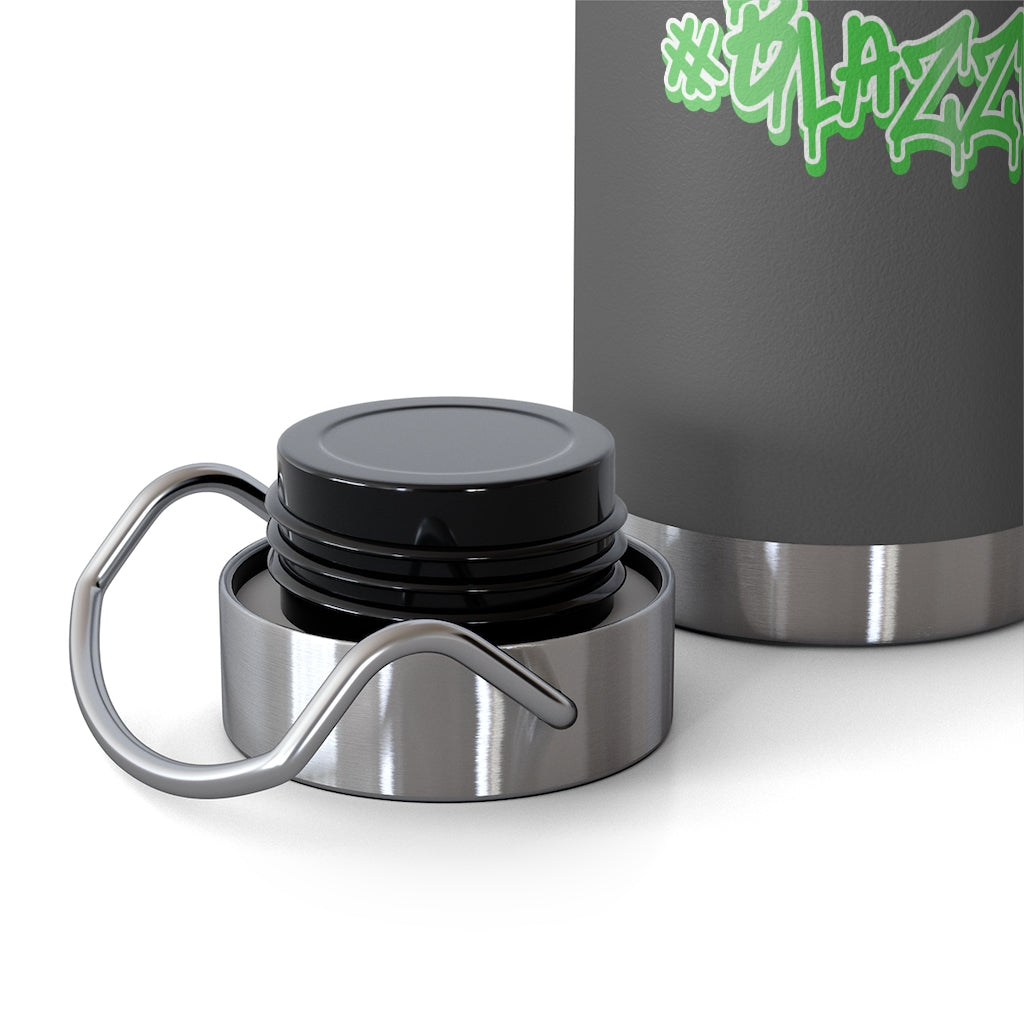 #Blazzup Classic Drip  Green 22oz Vacuum Insulated Bottle