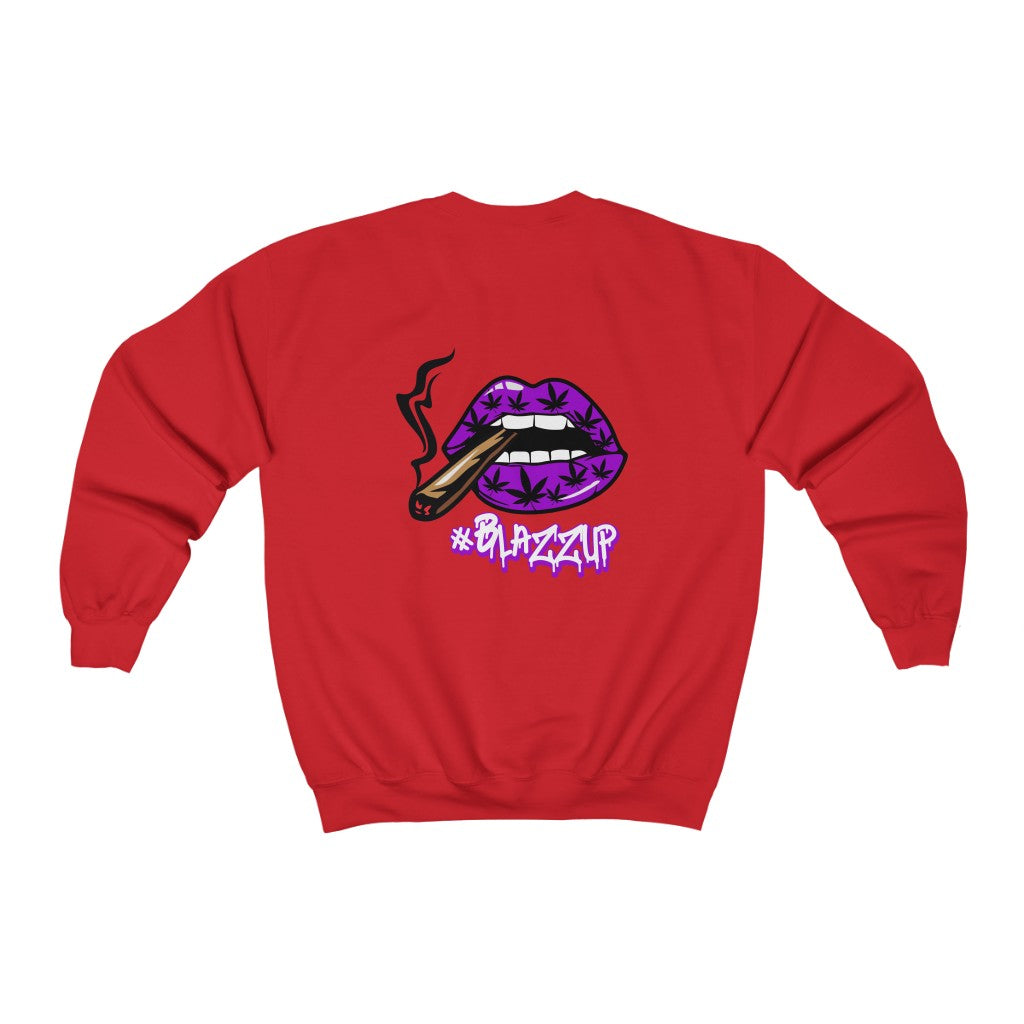 #Blazzup Purple Unisex Heavy Blend™ Crewneck Sweatshirt