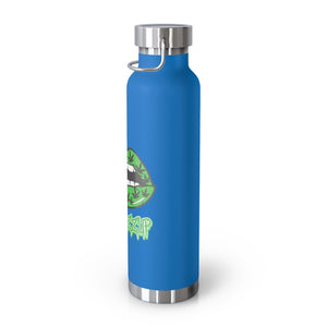 #Blazzup Classic Drip  Green 22oz Vacuum Insulated Bottle