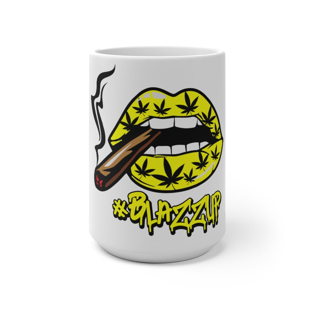 Yellow #BlazzupClassy Drip  Wake And Bake Coffee Mug