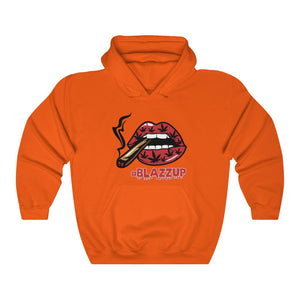 Red #Blazzup™ Hooded Sweatshirt