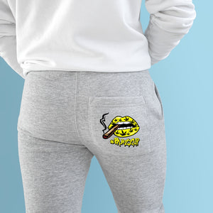 #BlazzUp Yellow Classy Print  Premium Fleece Joggers